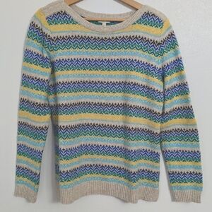 Colorful Striped Sweater by Talbots